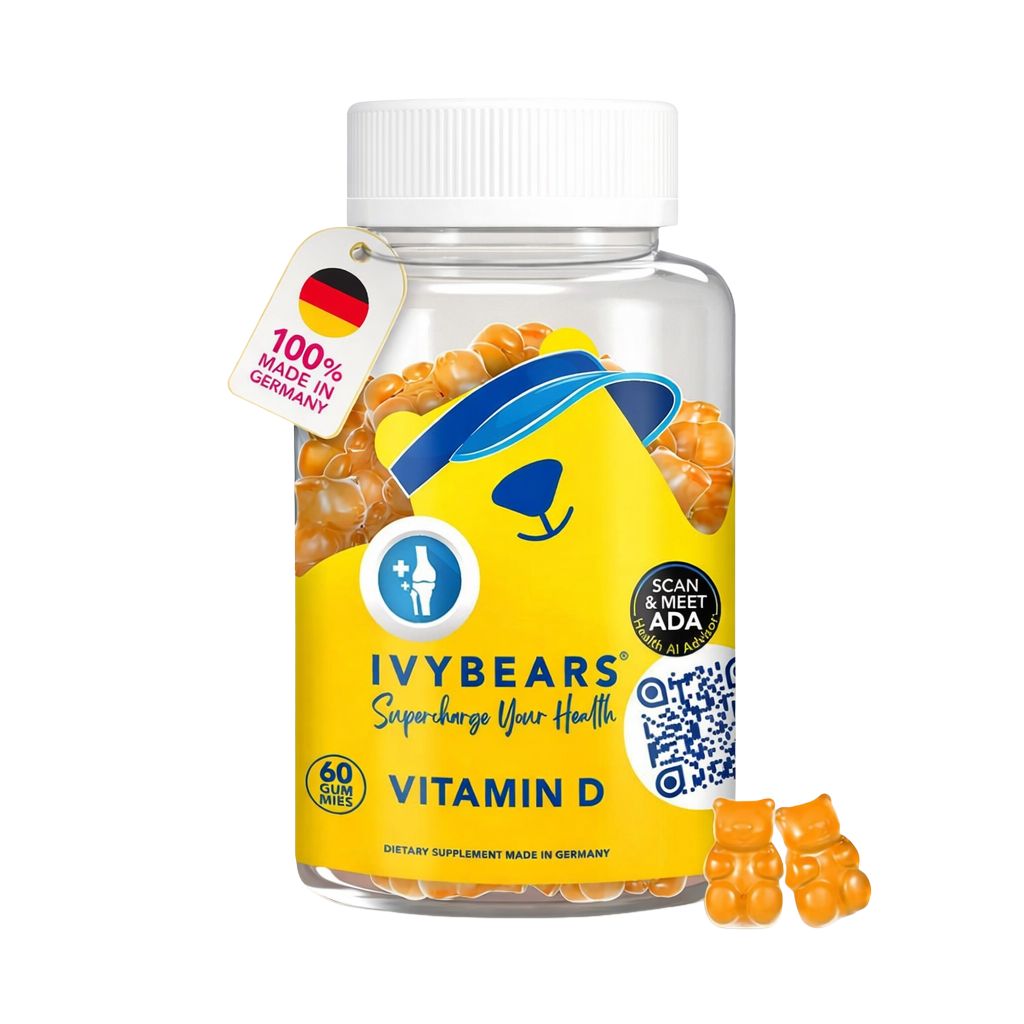 IvyBears Vitamin D unterstützt Knochen und Immunsystem · 60 Gummibärchen – Bild 5