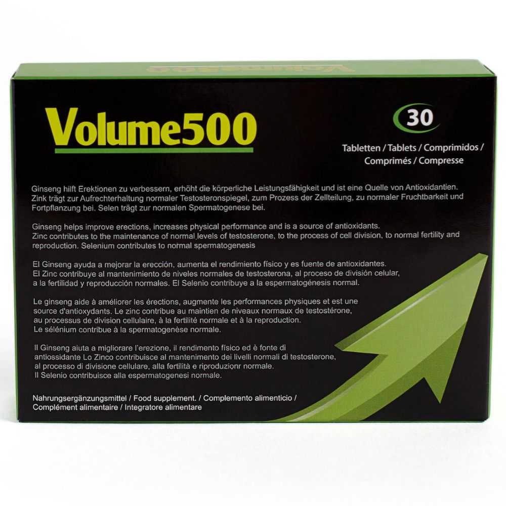500Cosmetics Volume500 Sperma Tabletten · 30 Kapseln