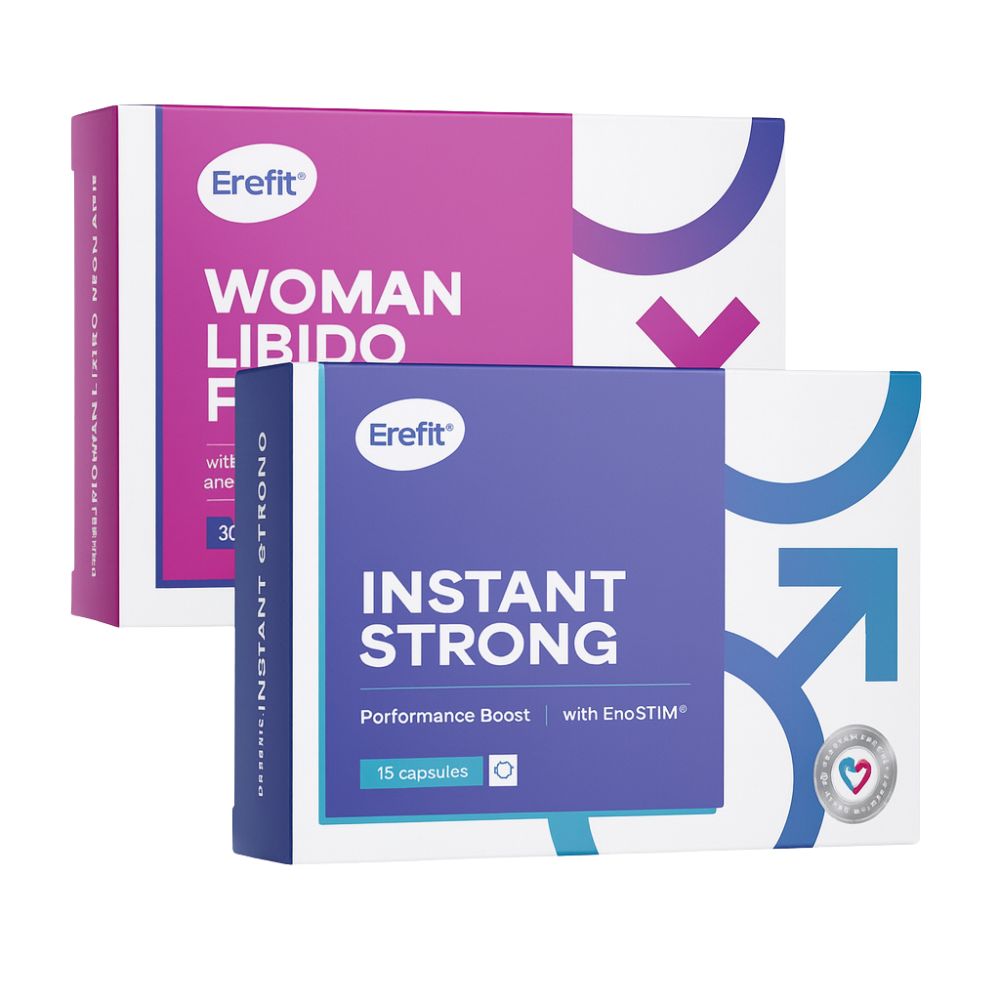 Erefit Zeit zu zweit mit Woman Libido Power & Instant Strong · 2er Set für Paare