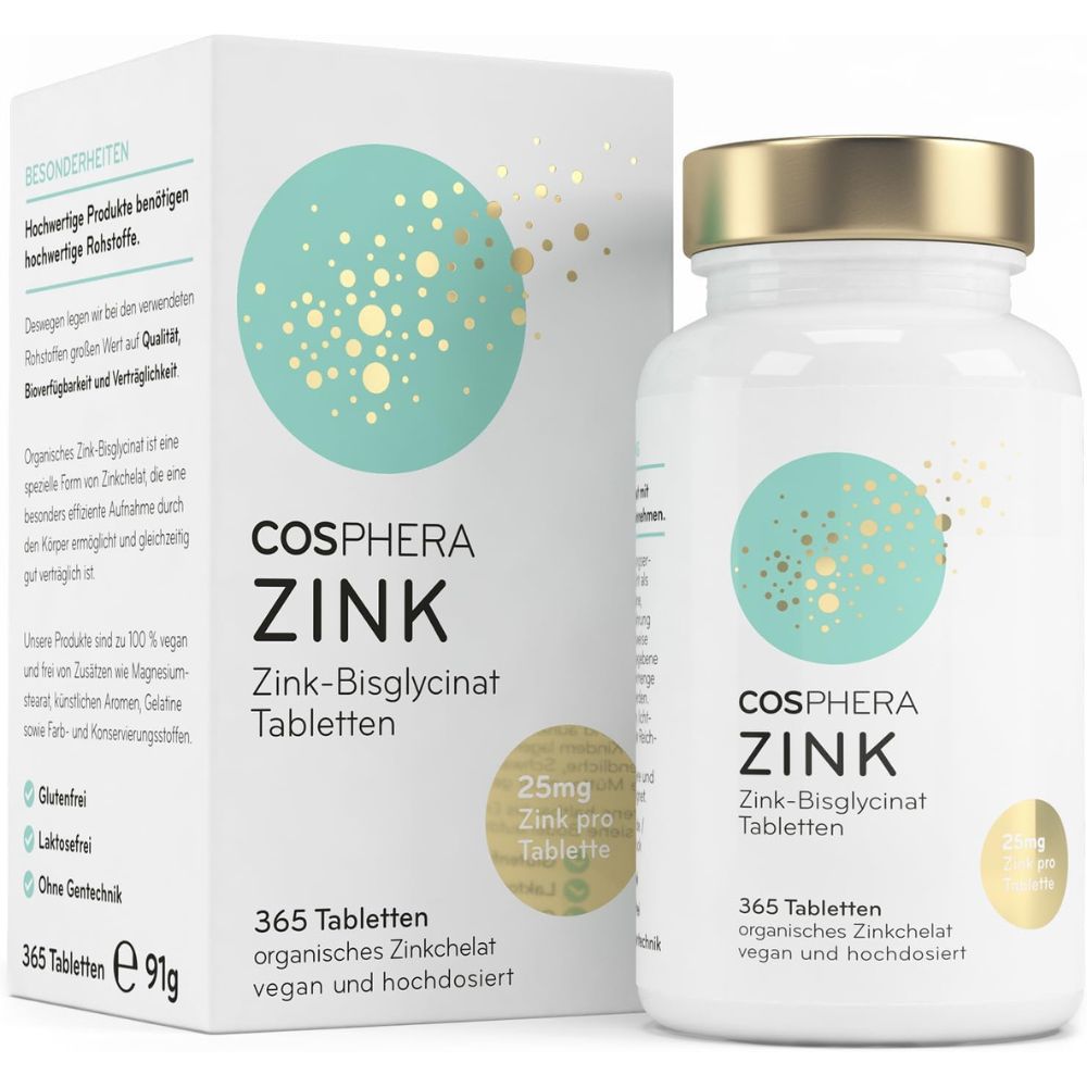 Cosphera Zink Tabletten · 365 Stück