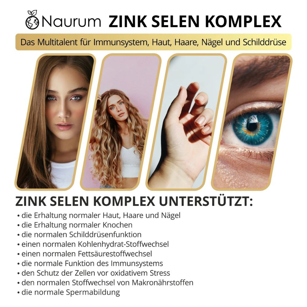 Naurum Zink Selen Komplex · 120 Kapseln · 4 Monatsvorrat – Bild 2