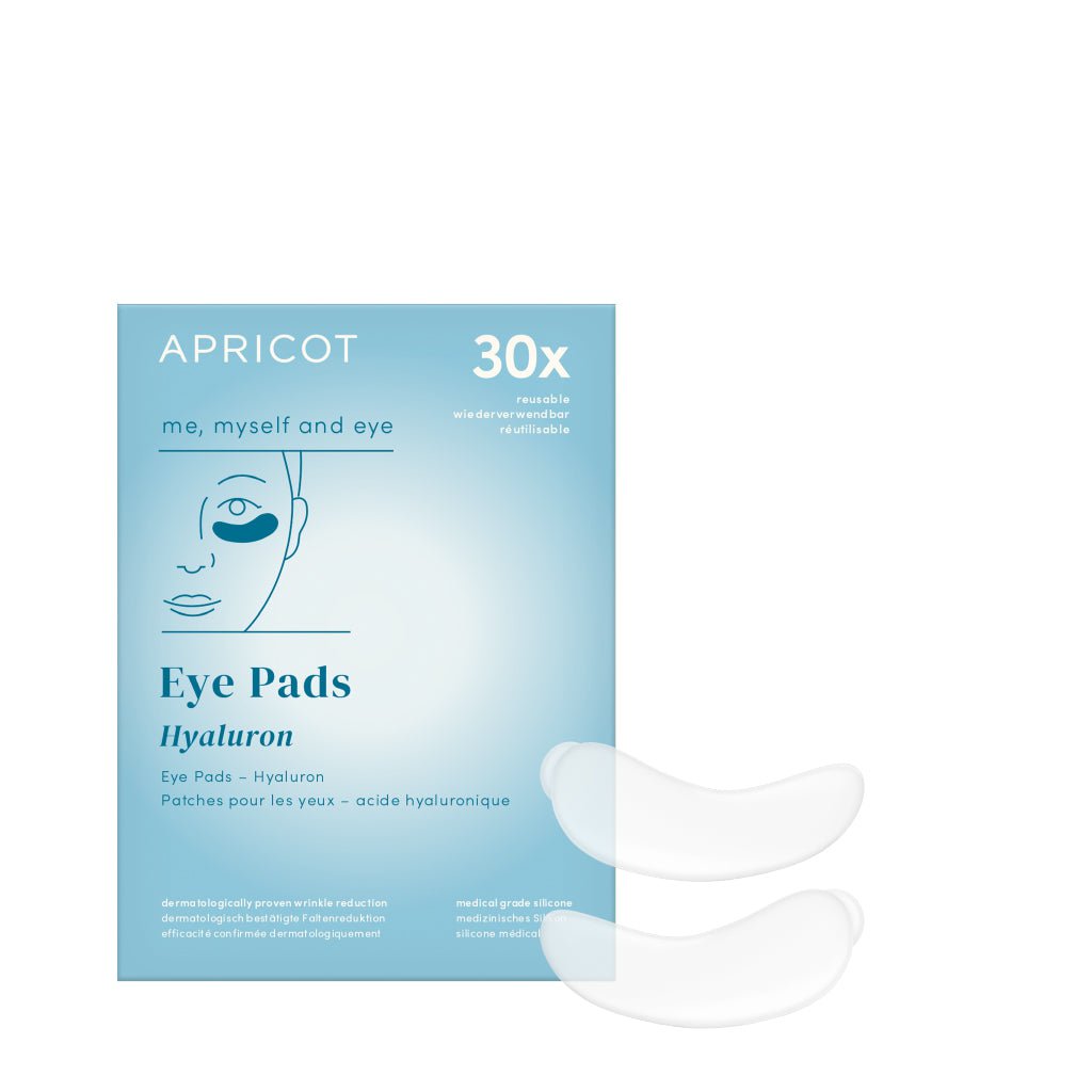 APRICOT Augen Pads mit Hyaluron · 30 Behandlungen · Faltenreduzierung