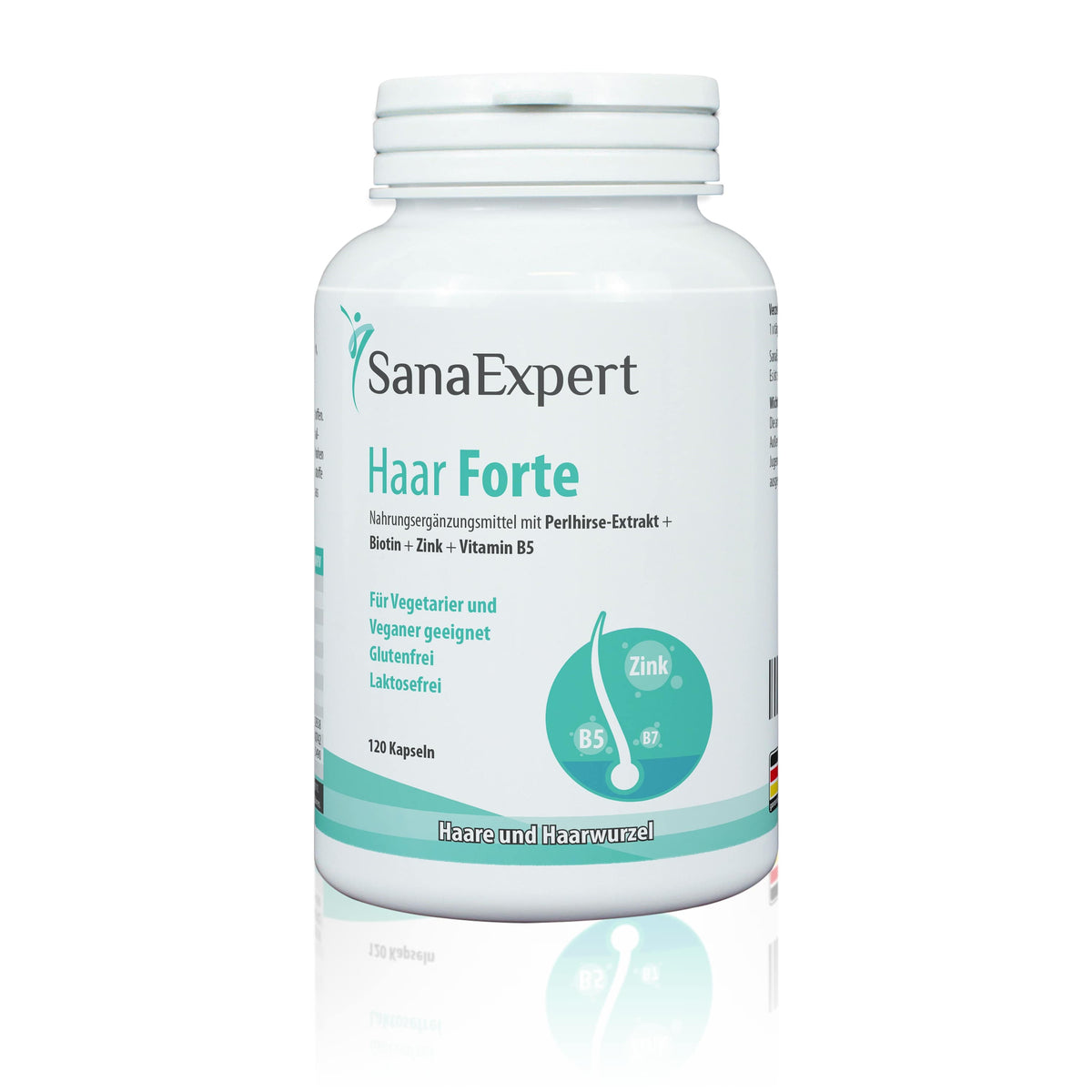 SanaExpert Haar Forte, Kapseln, 120 Stück