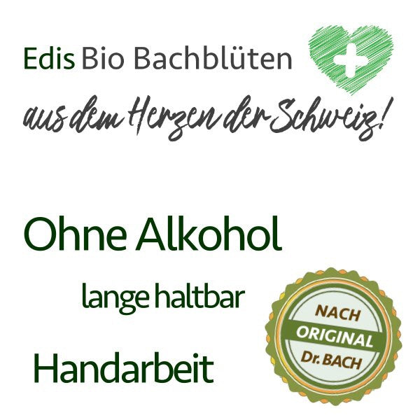 Edis Five Flowers Notfall Bio Bachblüten alkoholfreie Tropfen · 20 ml – Bild 2
