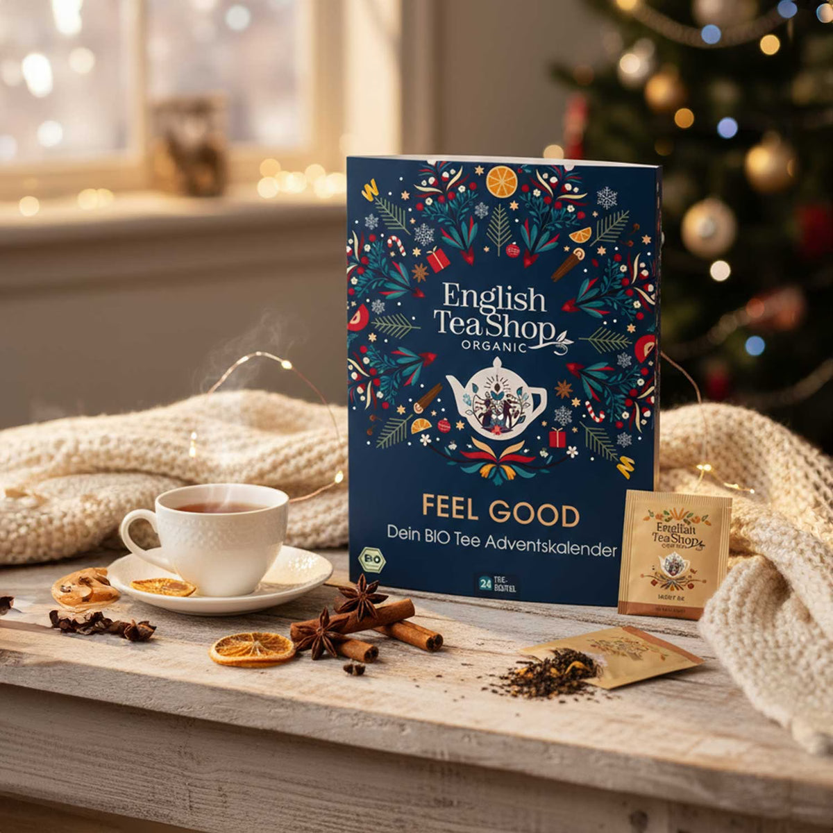 English Tea Shop | Adventskalender "Feel Good" - 24 Bio Tees