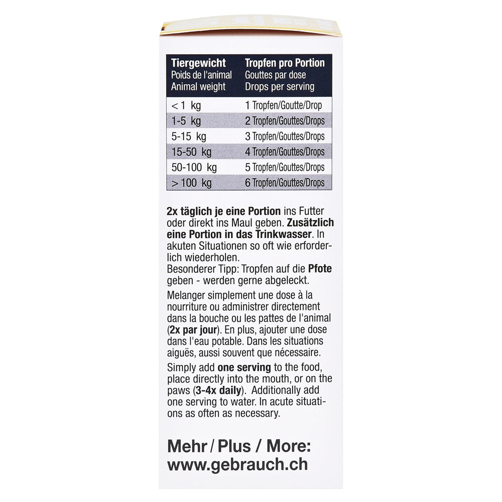 Edis Pets Five Flowers Bio Bachblüten Notfall-Tropfen für Tiere
