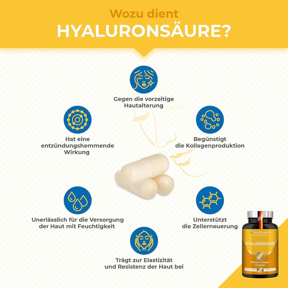Nutrimea 4in1 Premium Hyaluron · 60 Kapseln – Bild 2