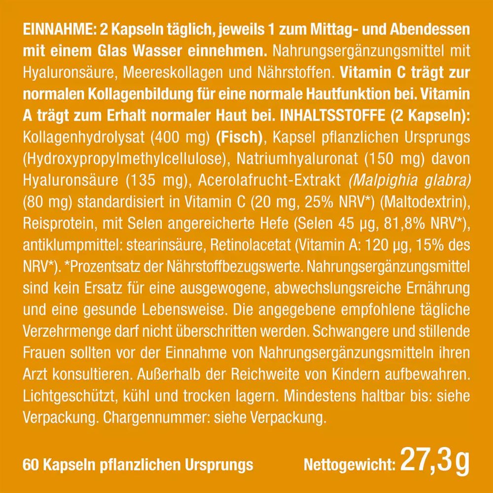 Nutrimea 4in1 Premium Hyaluron · 60 Kapseln – Bild 5