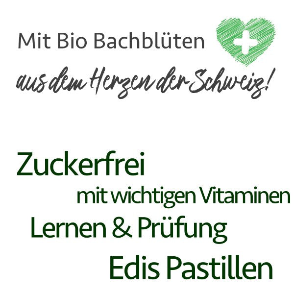 Edi Edis Lernen und Prüfung Bio Bachblüten Pastillen – Bild 5