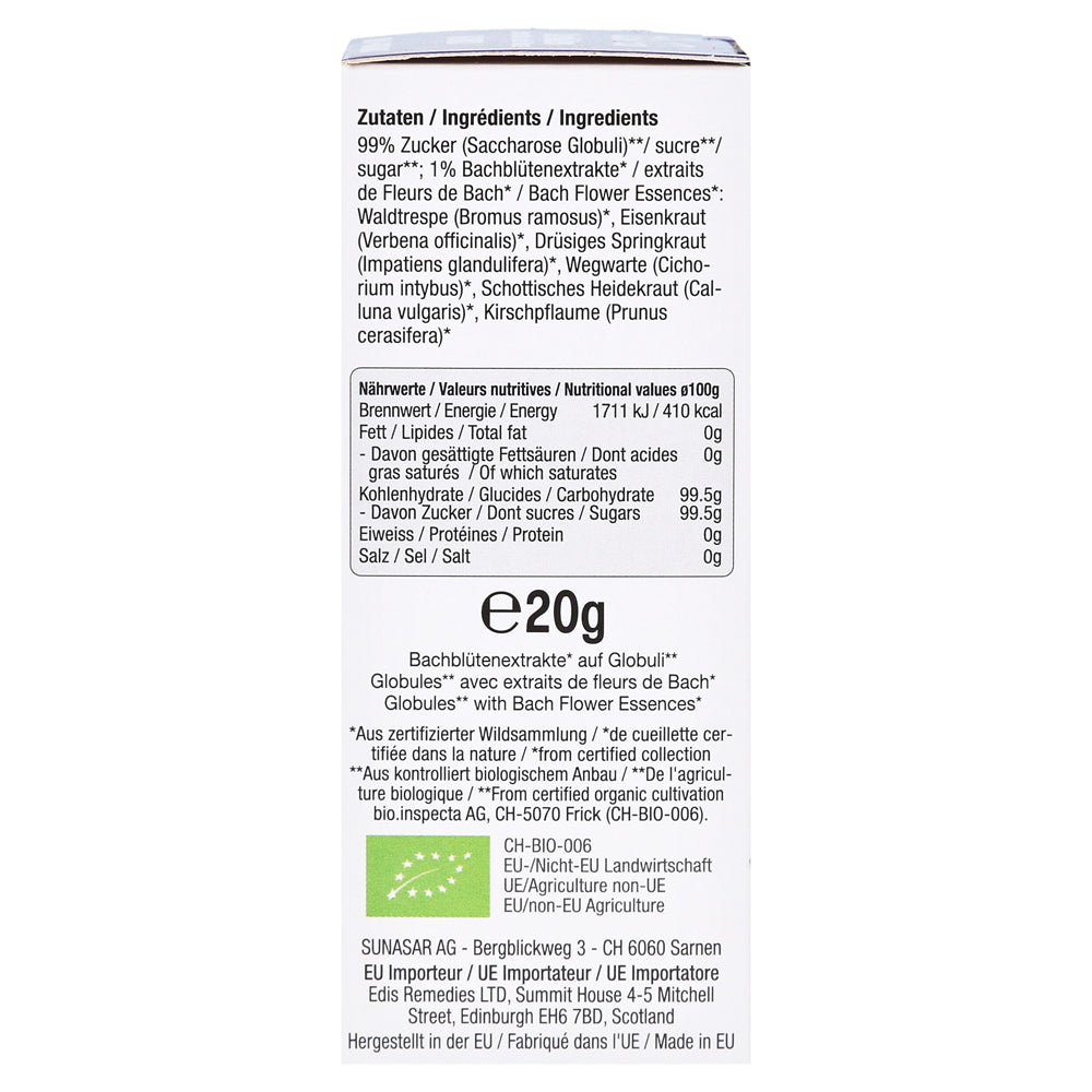 Edis Pets Nachtaktiv Bio Bachblüten Globuli für Katzen