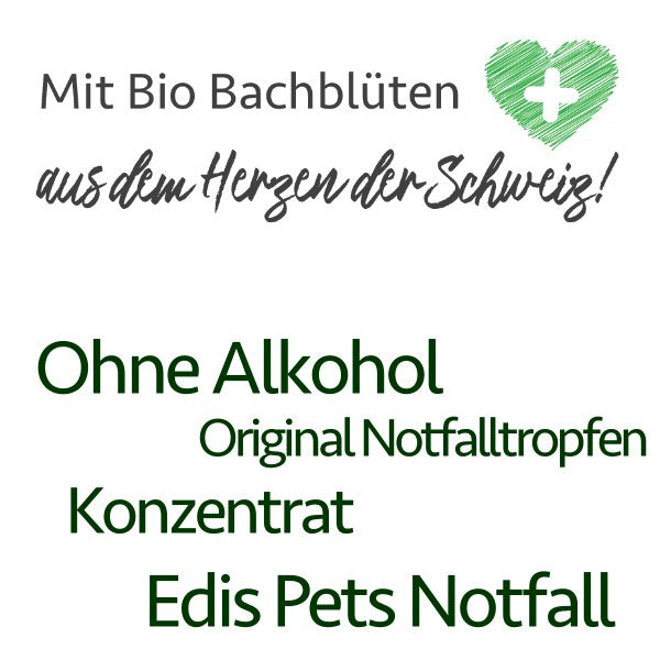 Edis Pets Five Flowers Bio Bachblüten Notfall-Tropfen für Tiere