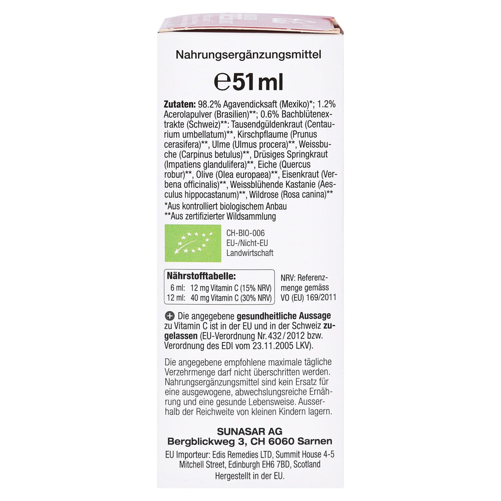 Edi Edis Oxidativer Stress Schutz Bio Bachblüten Sirup – Bild 4
