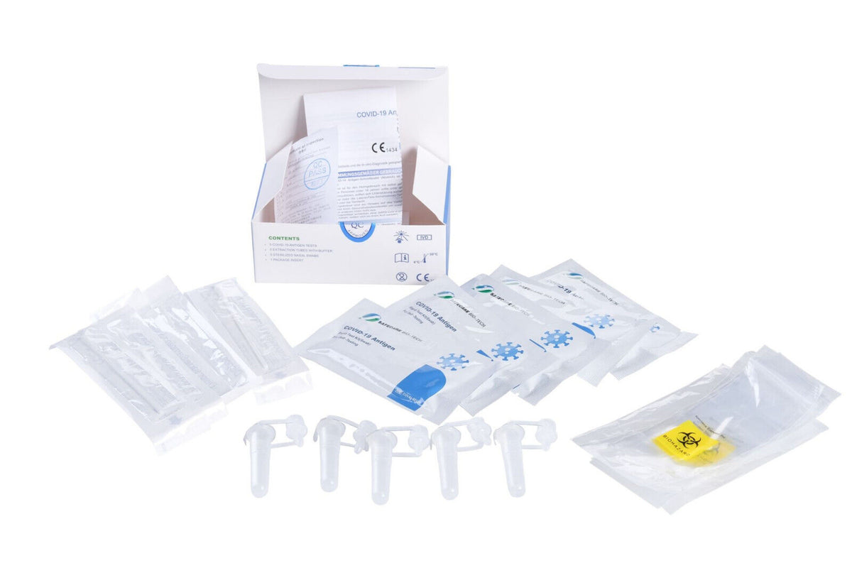 Safecare | Covid-19 Laien-Schnelltest – 5er Box - Apotheken Bestseller!