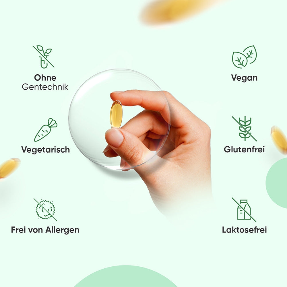 WeightWorld Vegane Omega-3 · 1000 mg für Herz, Gehirn und Augen · 90 Weichkapseln – Bild 4