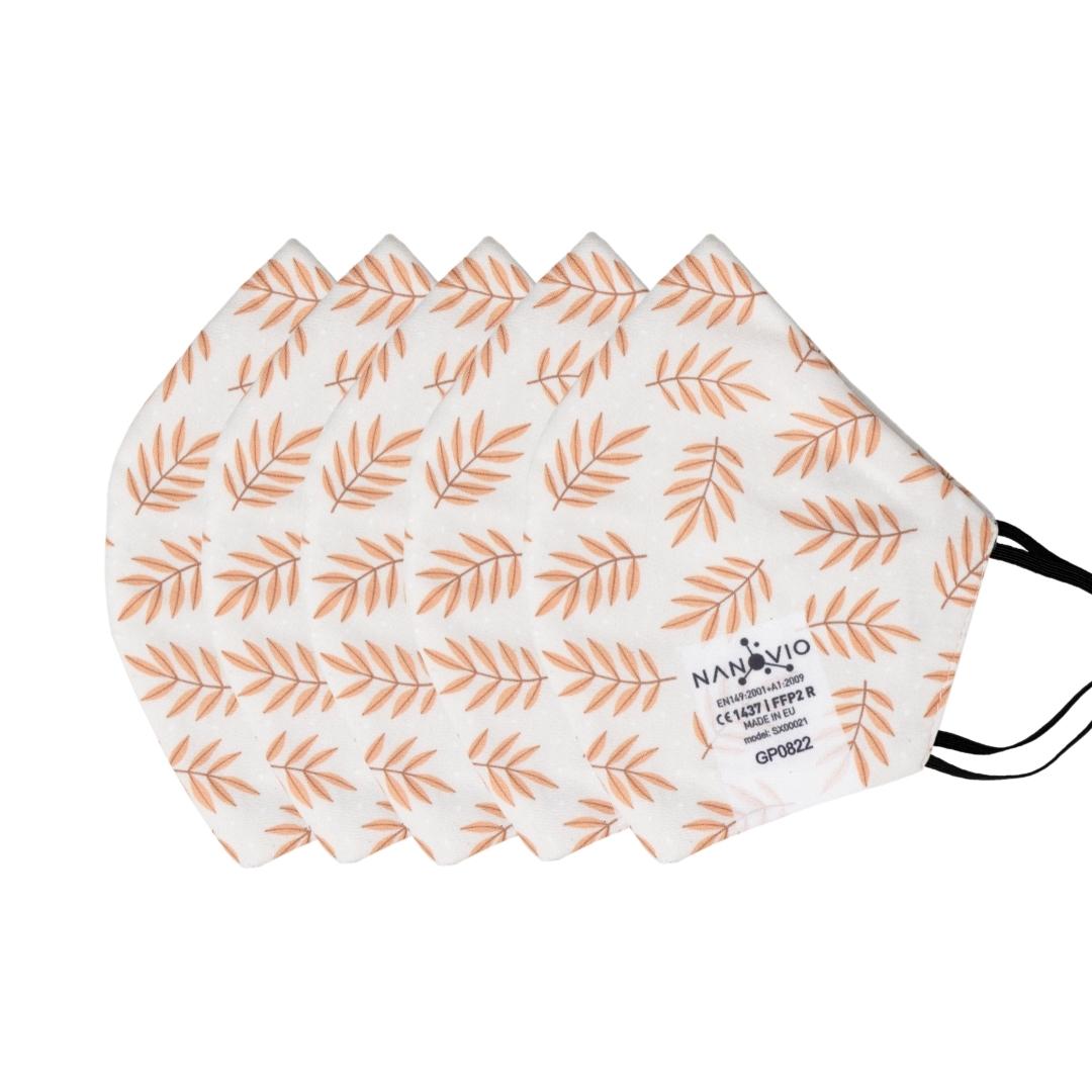Nanovio FFP2 Maske wiederverwendbar I Golden Ash I Nano Maske aus Europa