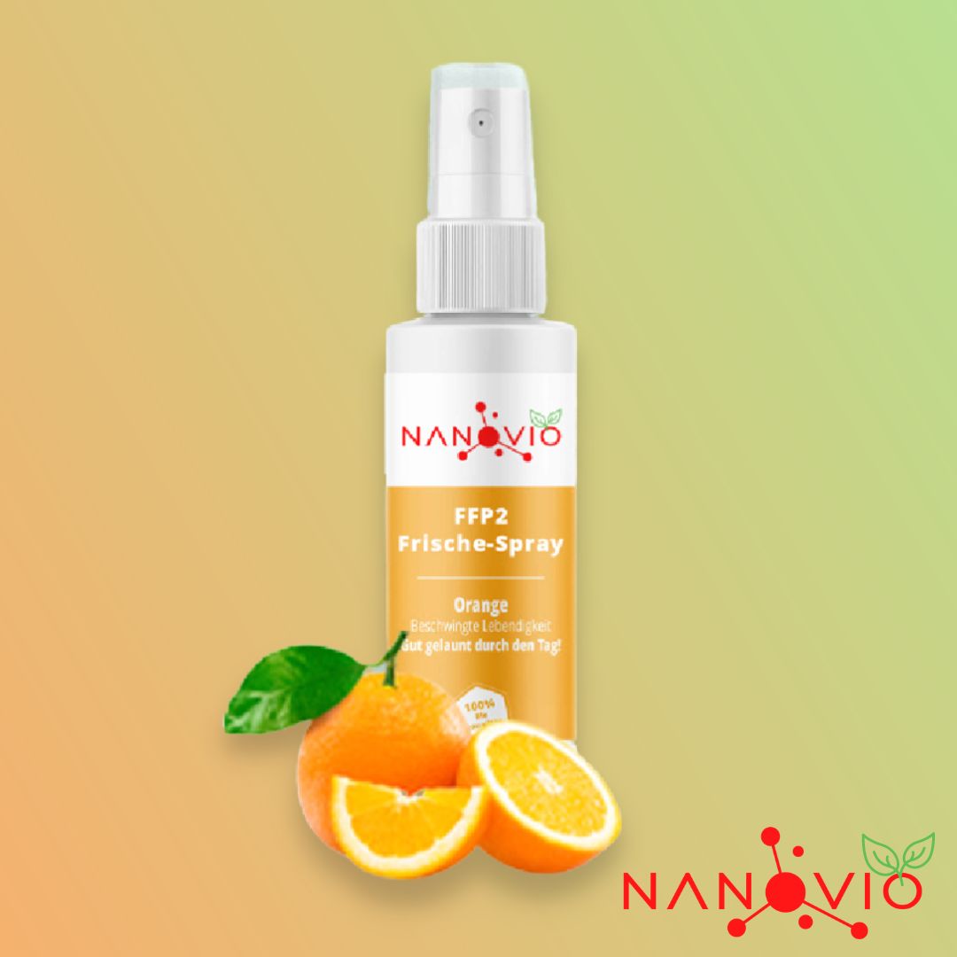 Nanovio | FFP2 Frische-Spray mit 5 natürliche Duftnoten - 50ml