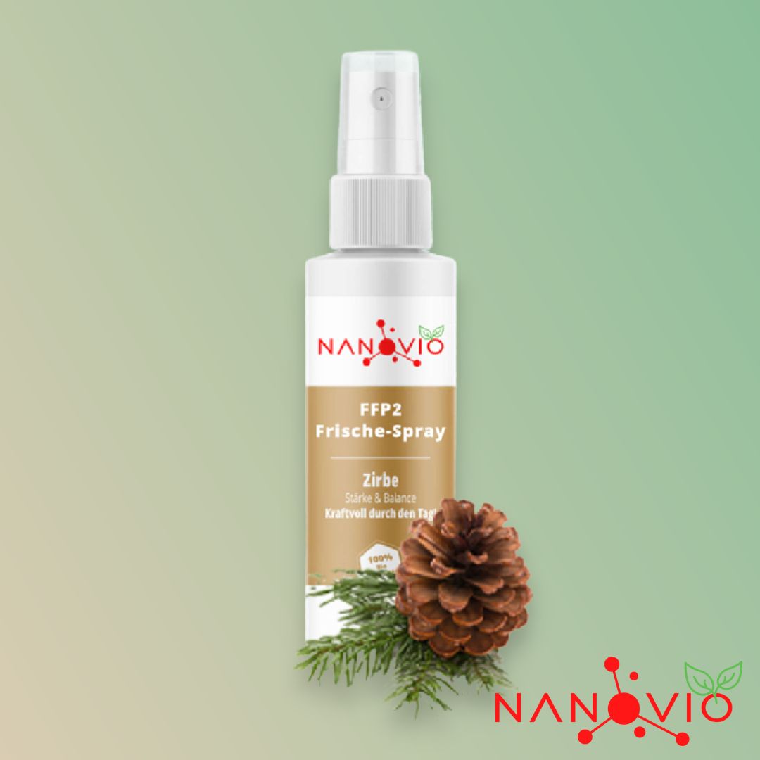 Nanovio | FFP2 Frische-Spray mit 5 natürliche Duftnoten - 50ml