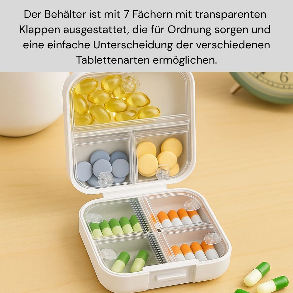 Verk 7-Tage Tablettenbox für Medikamente & Nahrungsergänzung · Medium – Bild 3