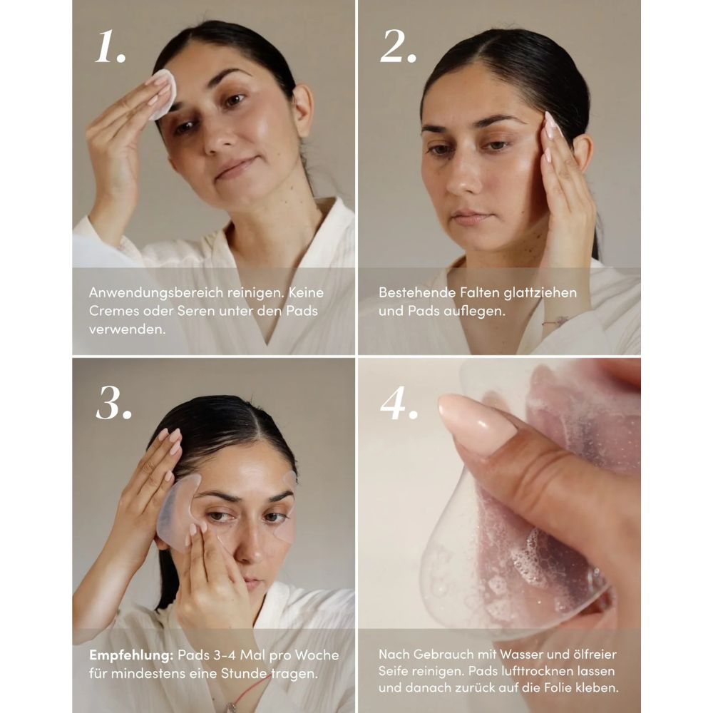 APRICOT Wiederverwendbare Augen-Schläfen Pads mit Hexapeptid · 30 Behandlungen – Bild 3