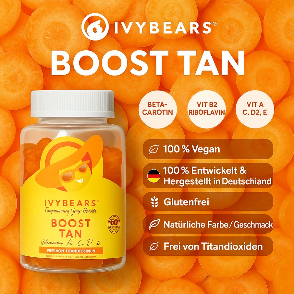 IvyBears Boost Tan · Gummibärchen für eine natürliche Sommerbräune – Bild 5