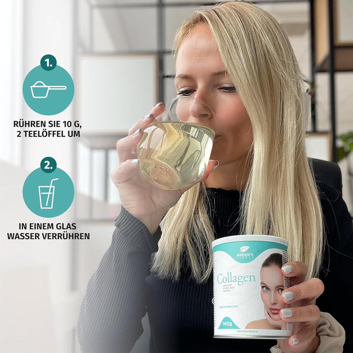 Nature's Finest Kollagenpulver · Völlig reines und natürliches Kollagen – Bild 4