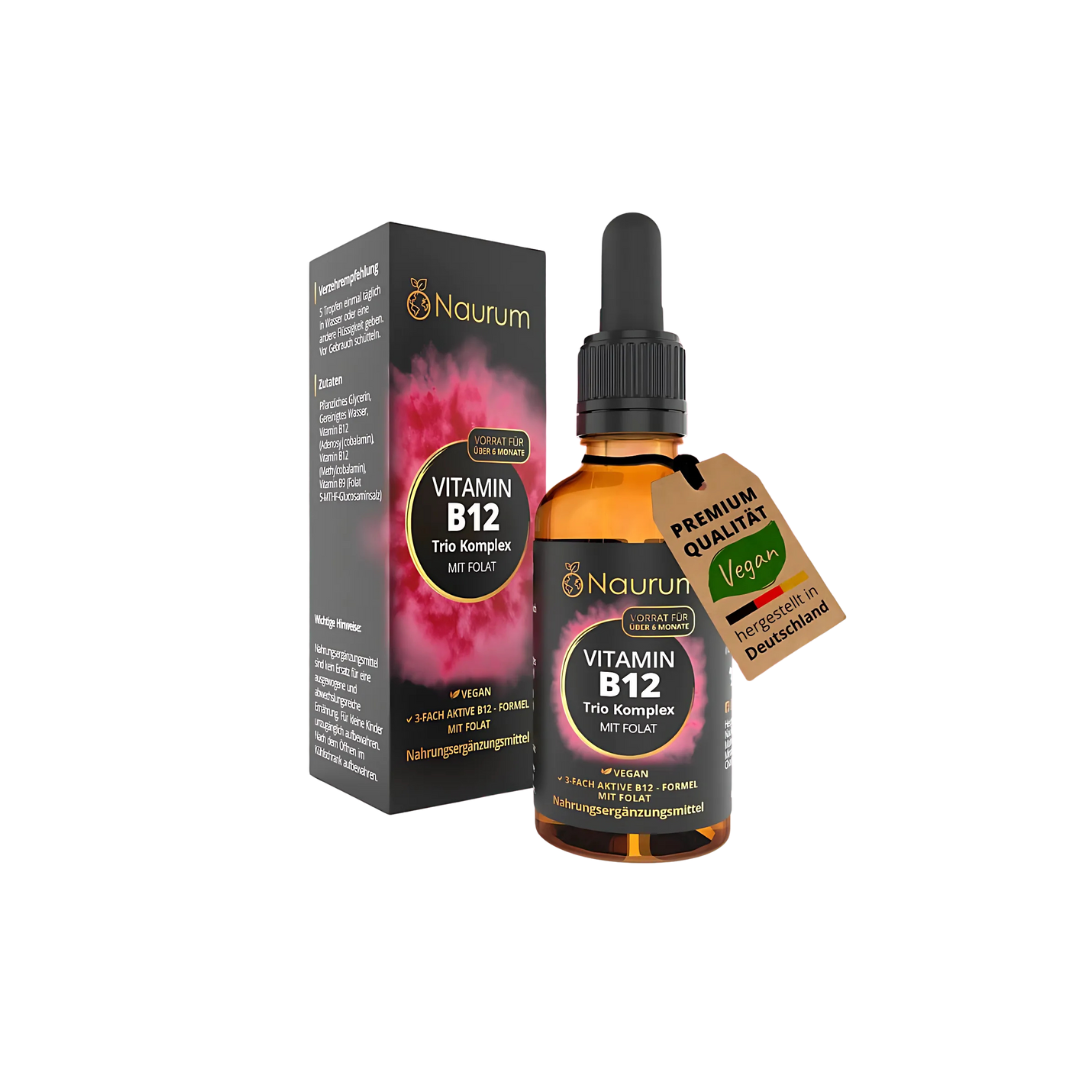 Naurum | Vitamin B12 Trio Komplex mit Folat - 50ml – Bild 10
