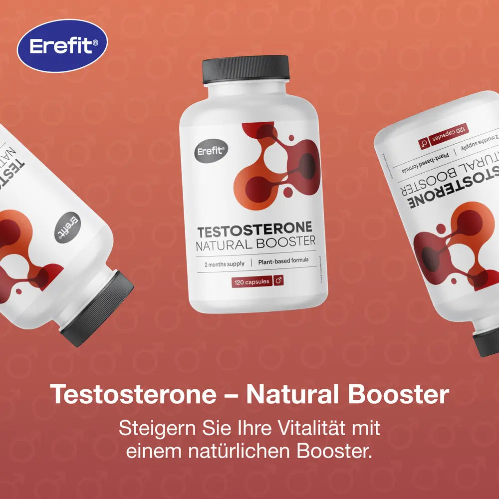 Erefit Testosterone · Natural Booster · Alternative zu Viagra und Kamagra · 120 Kapseln – Bild 5