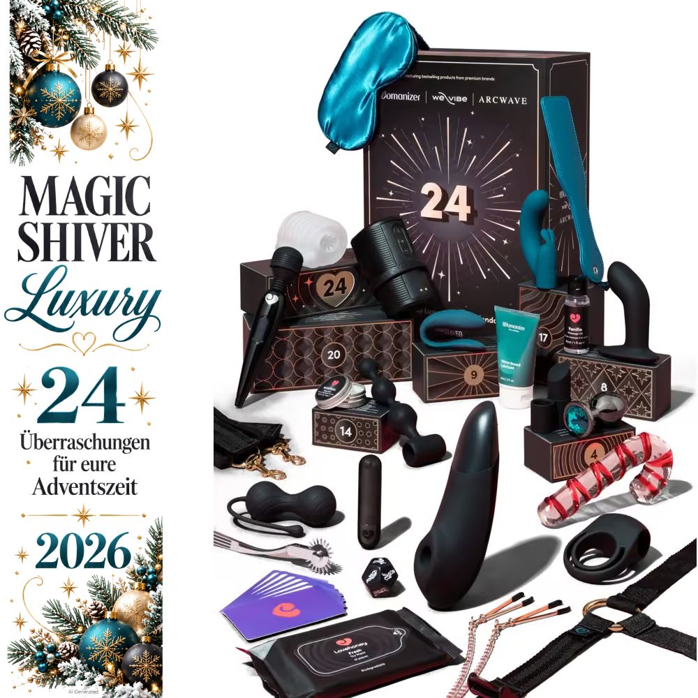 Magic Shiver Erotik-Adventskalender „Luxury“ 2026 – mit Womanizer Enhance, We-Vibe Sync Lite & Arcwave Zing