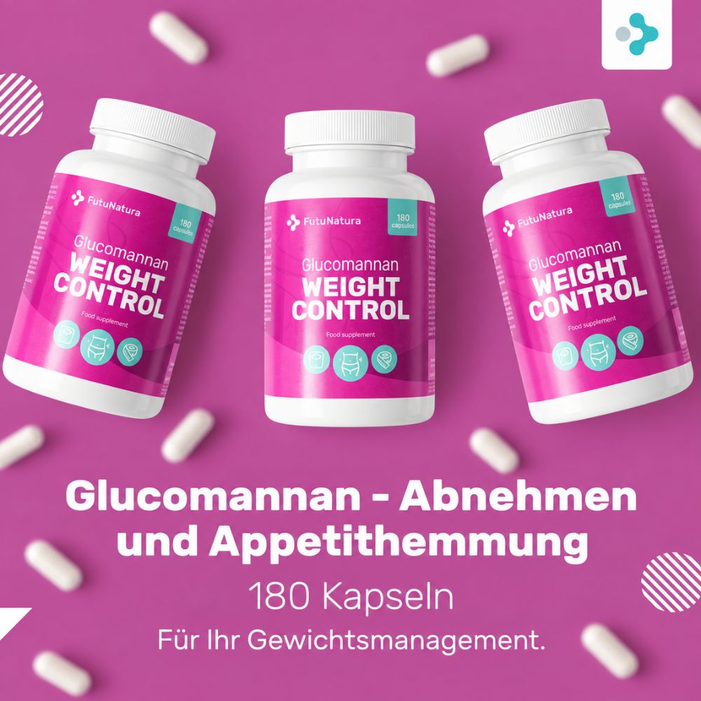 FutuNatura | Weight Control Glucomannan + Chrom - Abnehmen und Appetithemmung – Bild 5