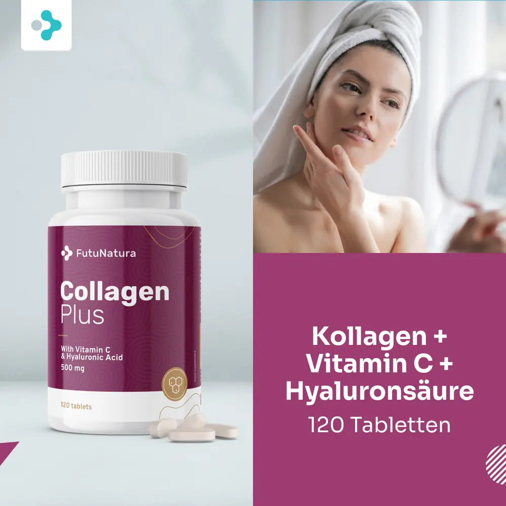 FutuNatura Kollagen + Vitamin C + Hyaluronsäure · 120 Tabletten – Bild 4