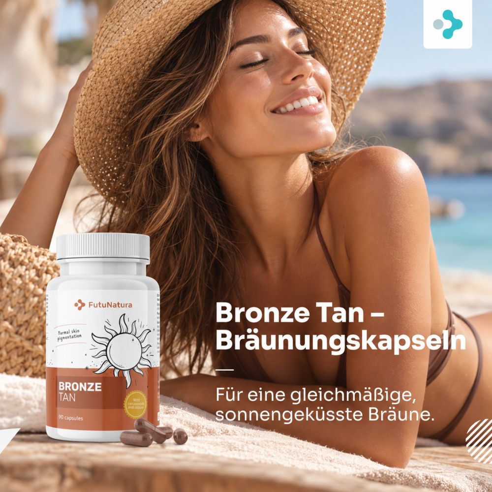 FutuNatura | Bronze Tan – Bräunungskapseln - 90 Kapseln