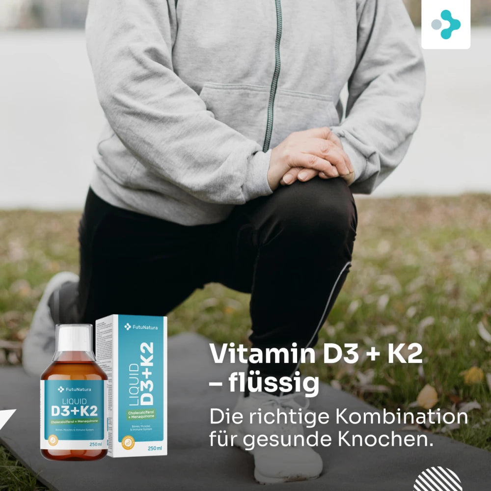FutuNatura | Vitamin D3 + K2 für gesunde Knochen und Zähne – flüssig - 250 ml – Bild 4