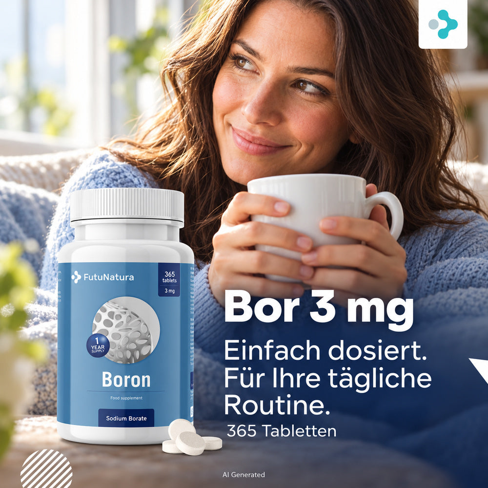FutuNatura | Bor 3 mg - 365 Tabletten