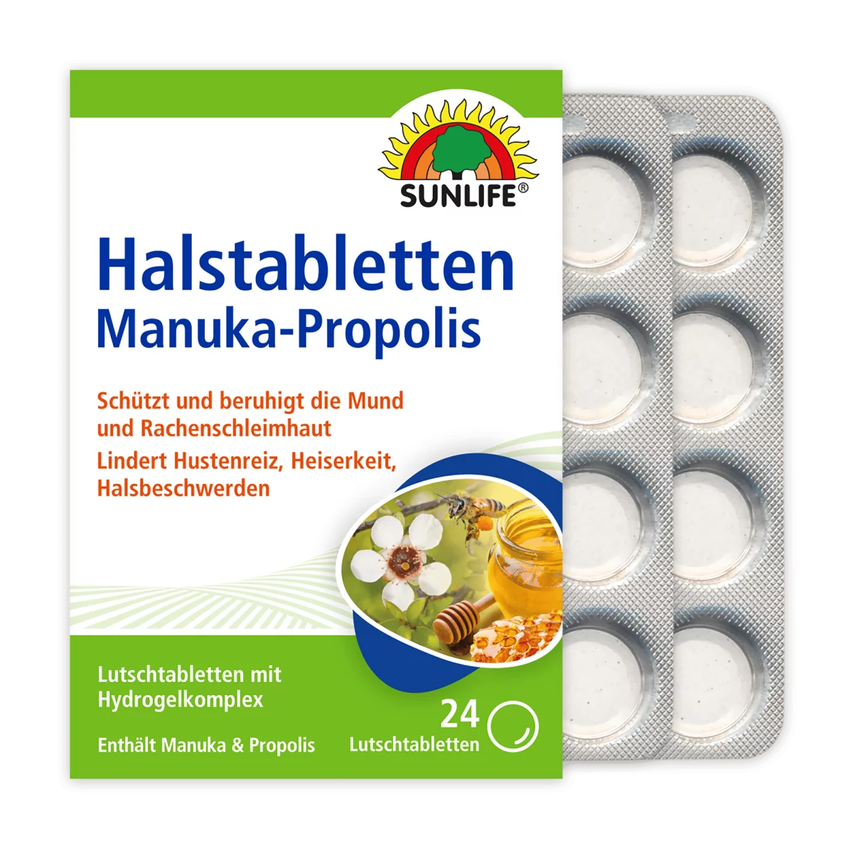 Sunlife Halstabletten Manuka-Propolis – Bild 2