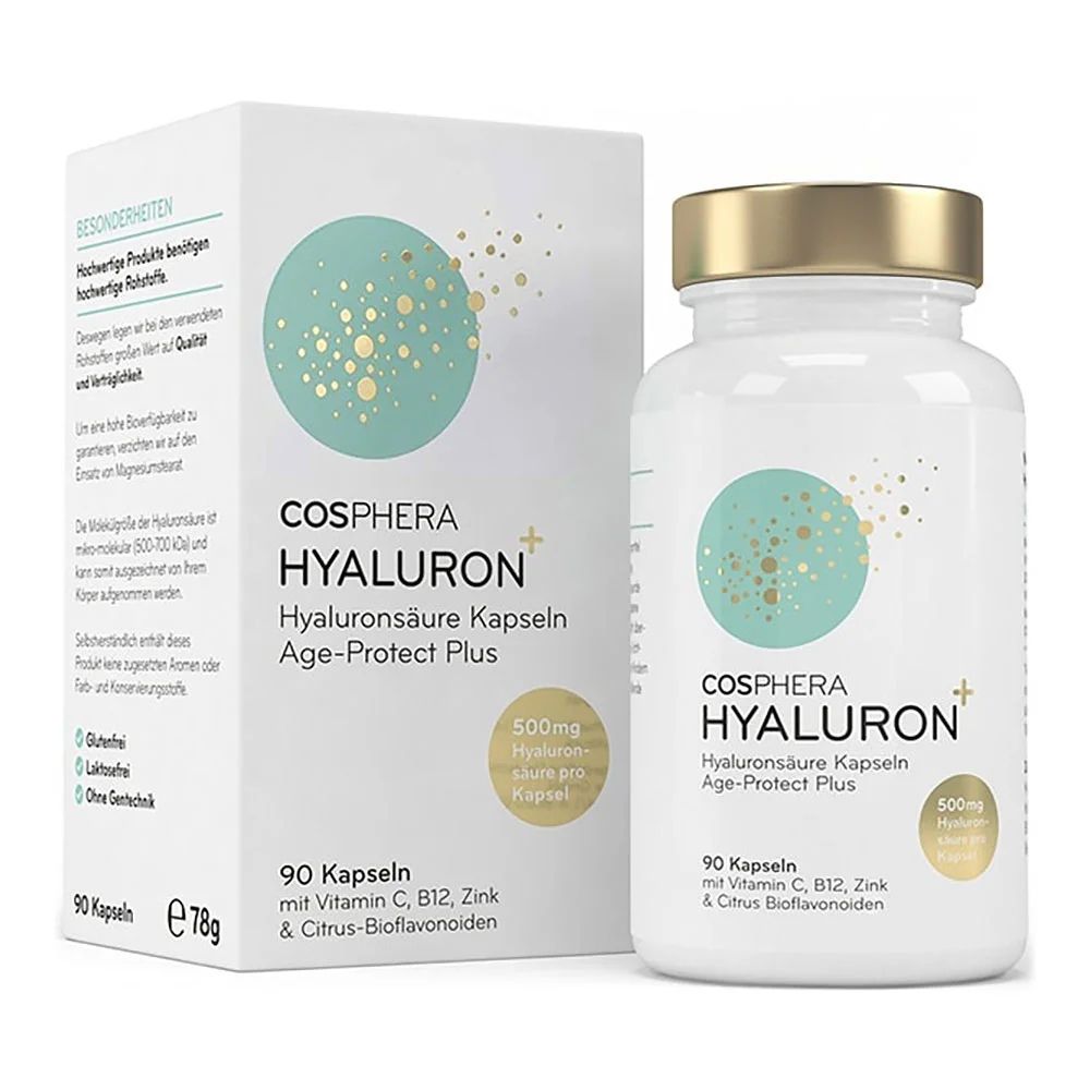 Cosphera Hyaluronsäure+ Kapseln · 90 Stück
