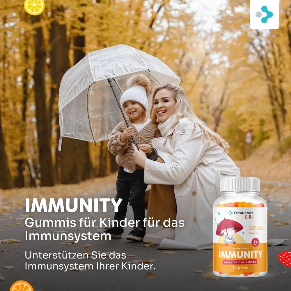 FutuNatura Immunity · Gummies für Kinder für Immunsystem · 60 Stück – Bild 2