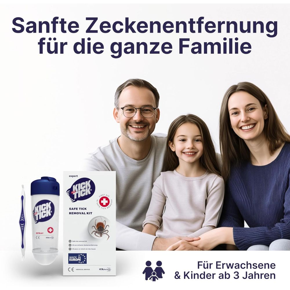 Novokill Recotin Kick the Tick Zeckenentferner Set · Vereisungsspray & Zeckenzange – Bild 3