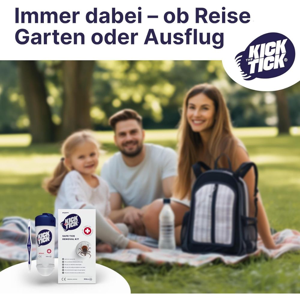Novokill Recotin Kick the Tick Zeckenentferner Set · Vereisungsspray & Zeckenzange – Bild 6