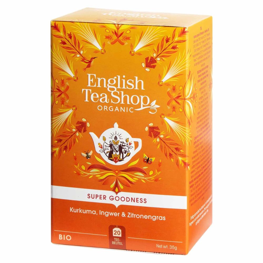 English Tea Company Kurkuma, Ingwer & Zitronengras · 20 Teebeutel