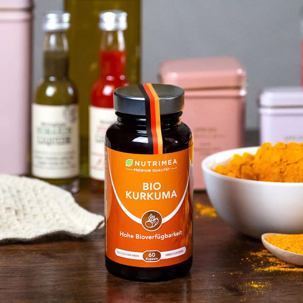 Nutrimea Kurkuma & Ingwer BIO · 60 Kapseln – Bild 3