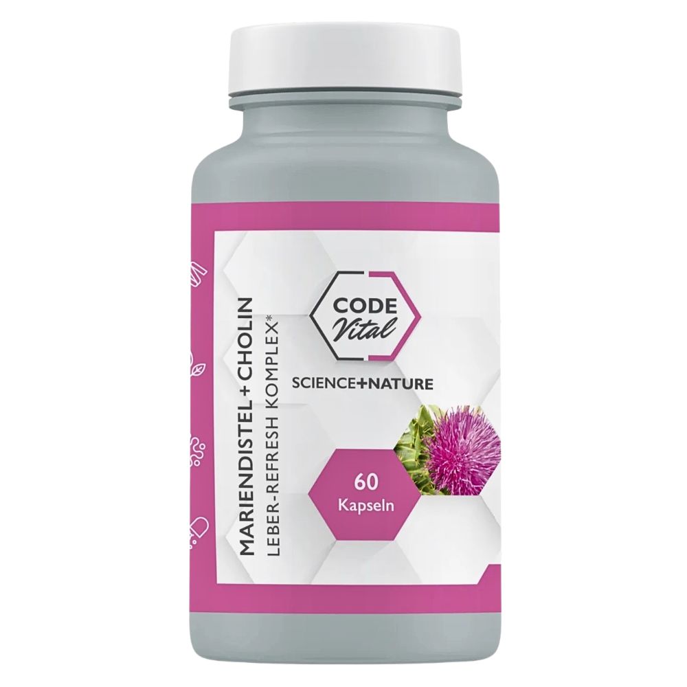 Code Vital | Mariendistel + Cholin - LEBER REFRESH KOMPLEX