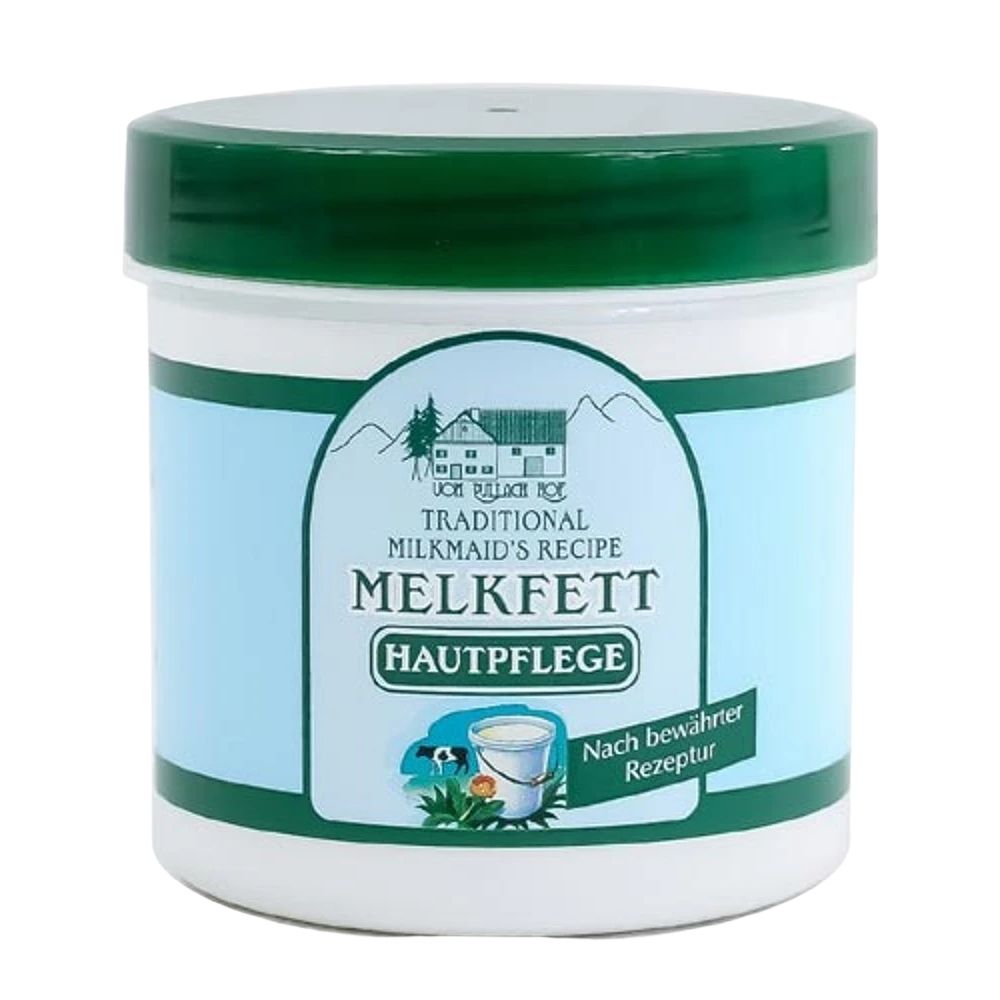 Vom Pullach Hof Melkfett · Hautschutz & Intensive Pflege für trockene Haut · 250ml