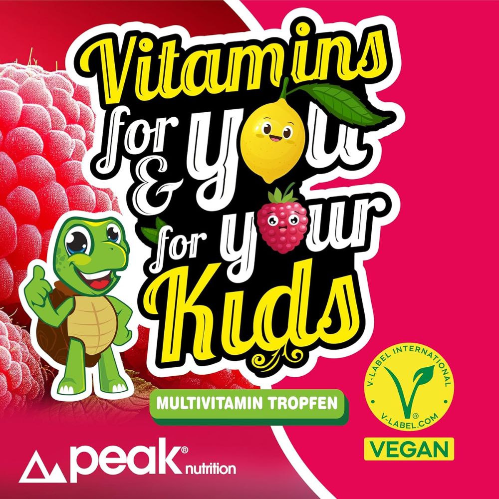 peak nutrition Vitamins for You and your Kids Multivitamin Tropfen · 20 ml – Bild 6