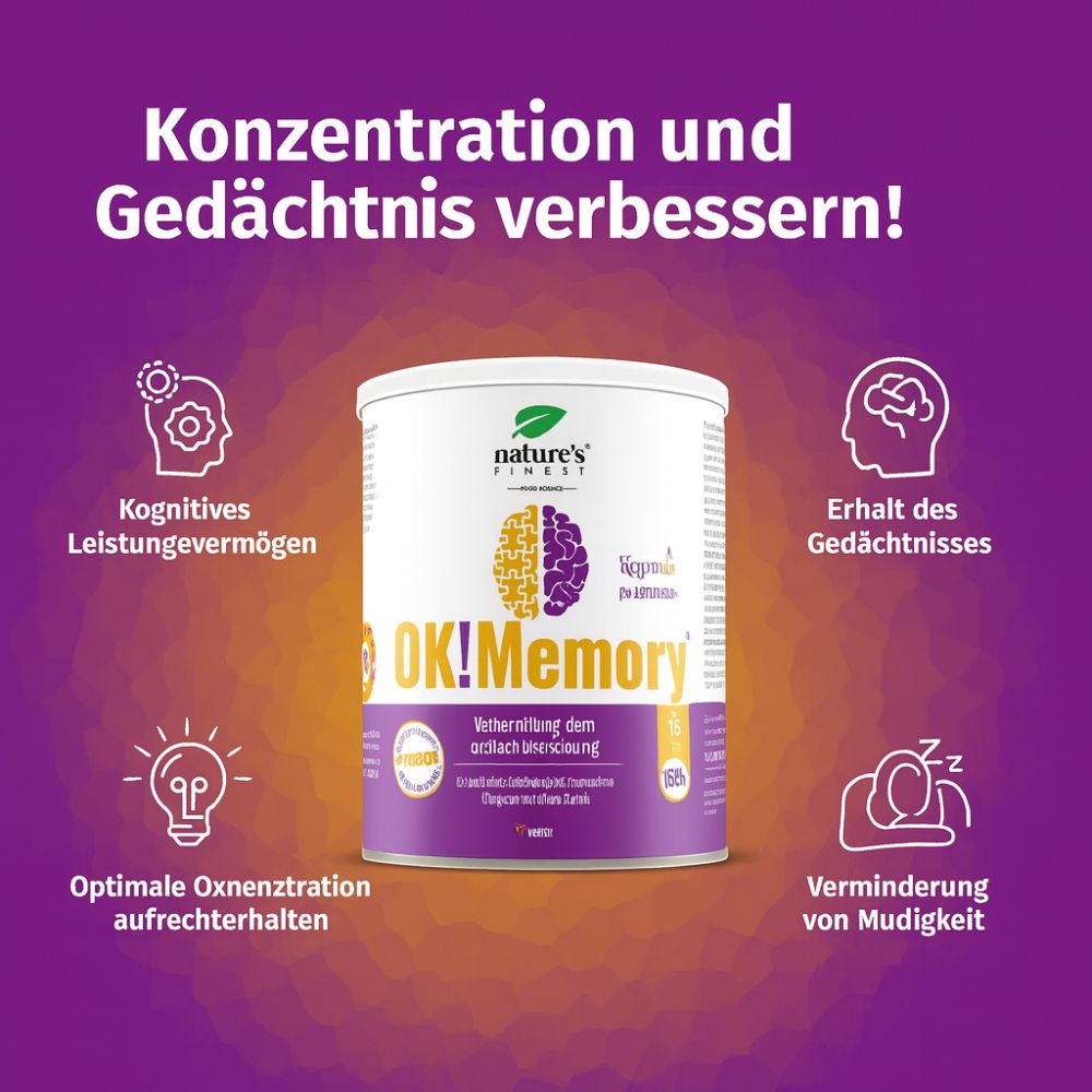 Nature's Finest OK! MEMORY zur Verbesserung die Gedächtnisqualität – Bild 2