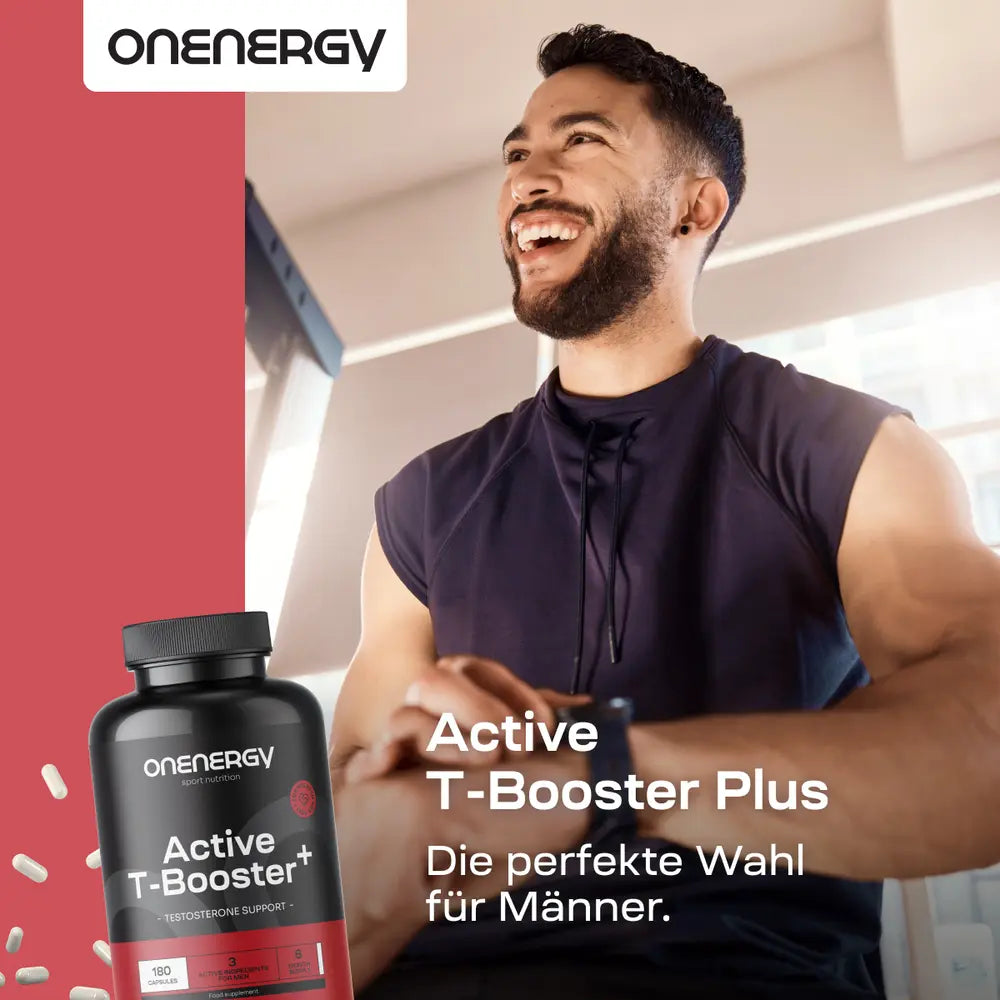 OnEnergy Active T-Booster Plus · Komplex für Männer · 180 Kapseln – Bild 2