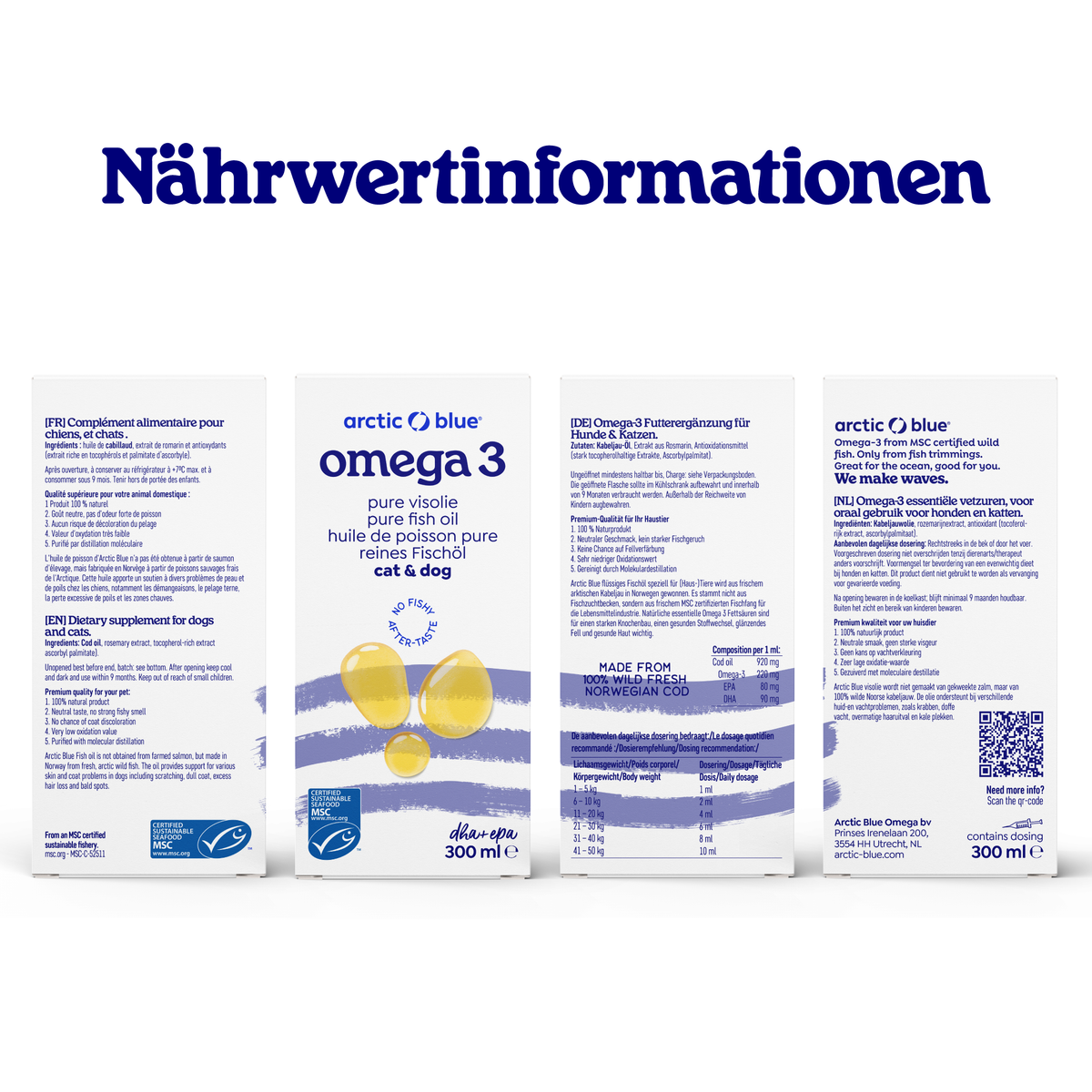 Arctic Blue | Omega 3 Fischöl für Hunde & Katzen – Bild 5