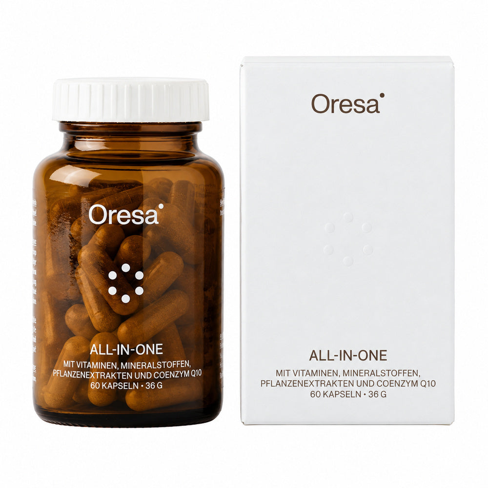 Oresa | All-in-One - Multivitamin- und Mineralstoffkomplex mit Coenzym Q10 - 60 Kapseln