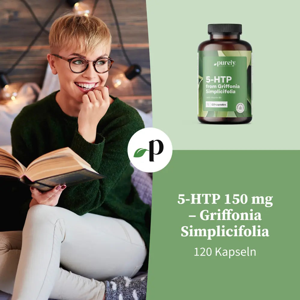 Purely 5-HTP 150 mg · Griffonia simplicifolia · 120 Kapseln – Bild 4