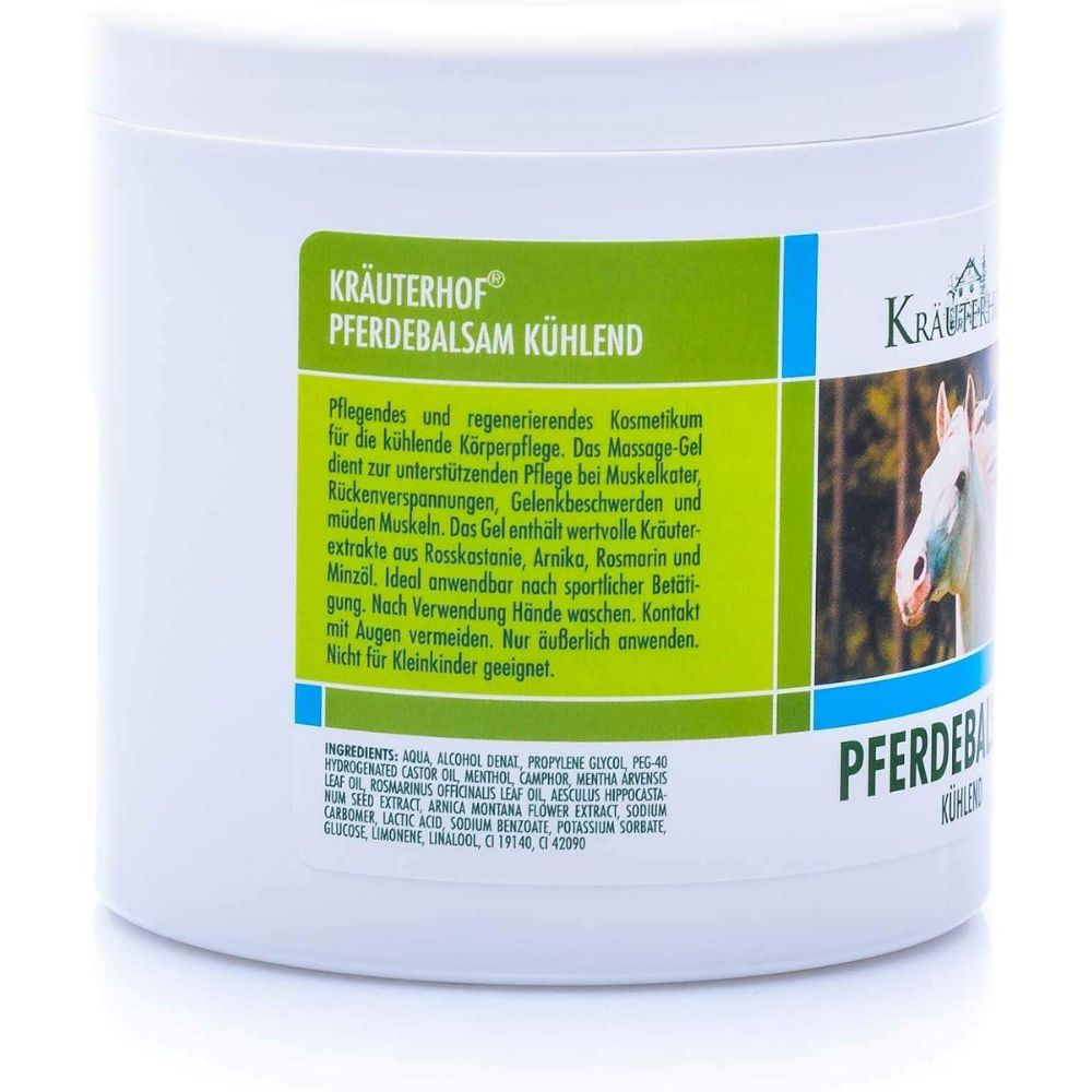 Kräuterhof Pferdebalsam Kühlend · 500ml – Bild 5
