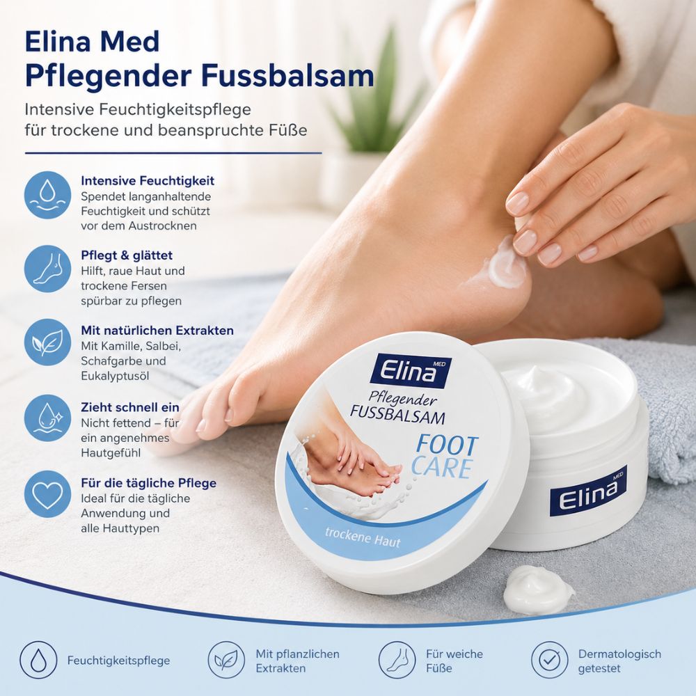 Elina Med Pflegender Fussbalsam · 150ml – Bild 2